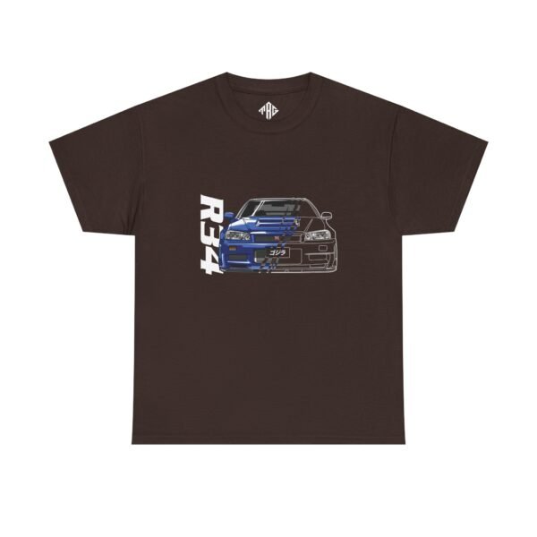 R34 T-Shirt Heavy Cotton Black - Image 9