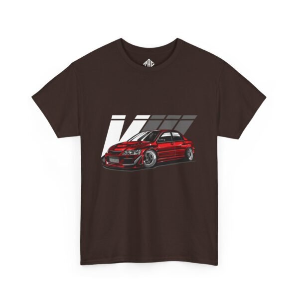 Lancer EVO VIII T-Shirt Heavy Cotton Black - Image 11