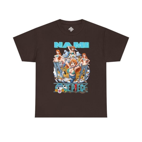 Art Nami One Piece T-Shirt Heavy Cotton Black - Image 5