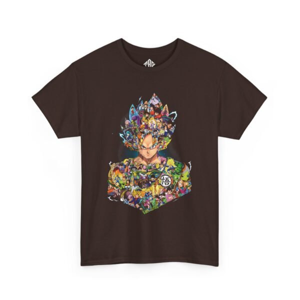 Dragon Ball Goku T-Shirt Heavy Cotton Black - Image 7
