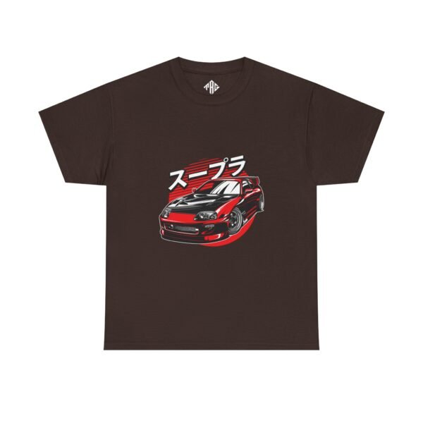 Red Supra T-Shirt Heavy Cotton Black - Image 9