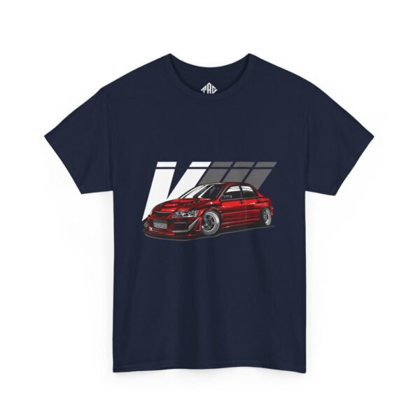 Lancer EVO VIII T-Shirt Heavy Cotton Black - Image 19