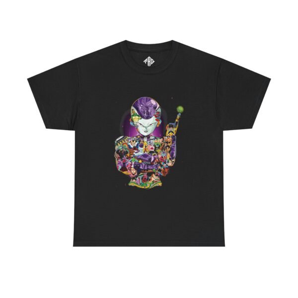 Dragon Ball Freezer T-Shirt Heavy Cotton Black - Image 2
