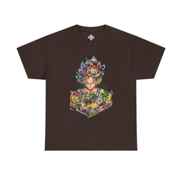 Dragon Ball Goku T-Shirt Heavy Cotton Black - Image 5