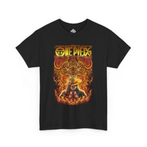 One Piece Luffy T-Shirt Heavy Cotton Black