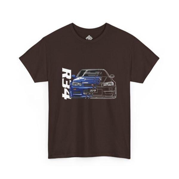 R34 T-Shirt Heavy Cotton Black - Image 11